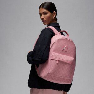 Jordan Monogram Full-Size Backpack (25L) Pink Glaze | (NWT)